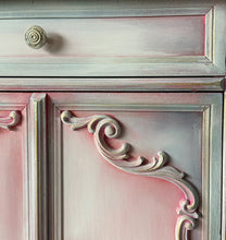 Load image into Gallery viewer, Small cabinet, boho style, pink &amp; blue
