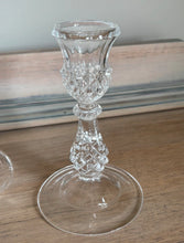 Load image into Gallery viewer, Pair of vintage, elegant Crystal D’arques candlesticks
