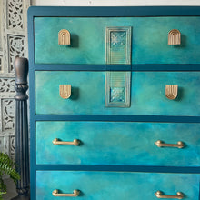 Load image into Gallery viewer, Art deco chest of drawers, hand painted
