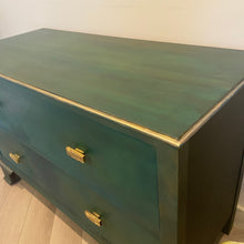 Load image into Gallery viewer, Vintage chest of drawers hand painted
