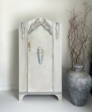 Load image into Gallery viewer, Single Vintage Wardrobe. Hand Painted Beige Cream Blends
