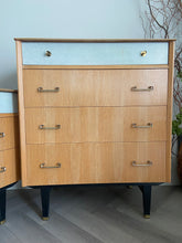 Load image into Gallery viewer, Mid-century bedroom furniture, available to be refinished in your choice
