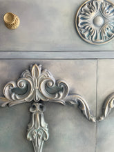 Load image into Gallery viewer, Vintage Tallboy Hand Painted Blue
