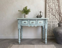 Load image into Gallery viewer, Vintage Pine Console Table, Hand-Painted
