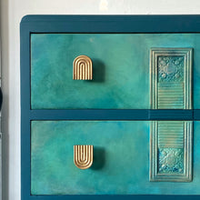 Load image into Gallery viewer, Art deco chest of drawers, hand painted
