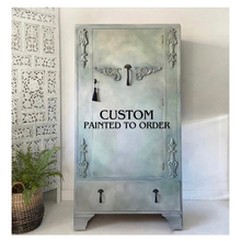 Load image into Gallery viewer, Vintage single wardrobe, hand painted blends. Custom order
