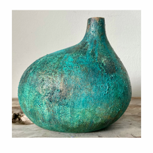 Load image into Gallery viewer, Hand painted textured vase
