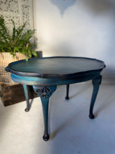Load image into Gallery viewer, Vintage low coffee table, blue
