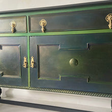 Load image into Gallery viewer, Vintage sideboard blue and green blends
