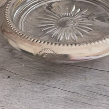 Load and play video in Gallery viewer, Vintage Italian Silver-Plated &amp; Glass Coasters, Retro, Set of 4
