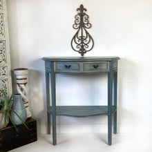 Load image into Gallery viewer, Vintage console table, hand painted
