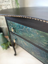 Load image into Gallery viewer, Vintage dressing table with textured finish
